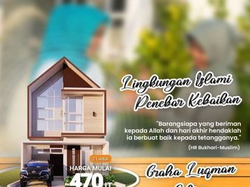 Rumah 2Lantai Harga 1Lantai Di Graha Luqman Cibiru Cileunyi Bandung Dekat UPI Dan Tol