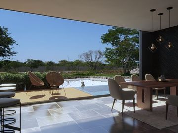 Casa en Venta Mérida, zona norte, vista al lago, Privada Altozano, Preventa.