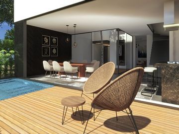 Casa en Venta Mérida, zona norte, vista al lago, Privada Altozano, Preventa.