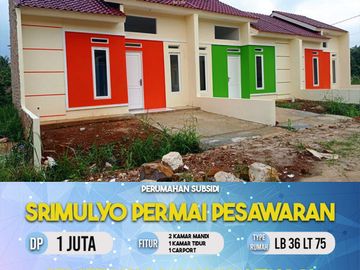 rumah di dekat SMAN 1 natar Free deposito