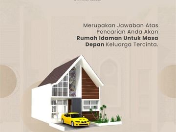 Rumah Syariah 2 lantai mezanine dekat wisata Gn Bunder Salak Bogor