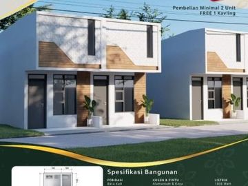 Jual Murah 3 Rumah Kontrakan Baru SHM Rancabungur Semplak Bogor Akses Mobil