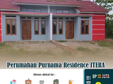 rumah subsidi 2 kamar siap huni dekat ITERA