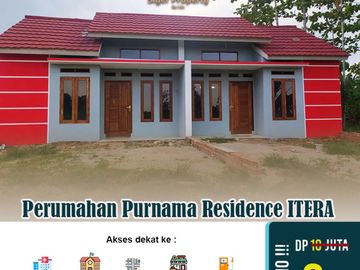 rumah subsidi 2 kamar siap huni dekat ITERA
