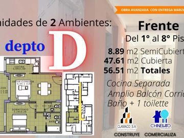 Departamento en venta en Moron Norte