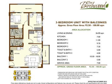 2BR Resort Type Condo, The Birchwood in Taguig by DMCI