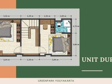 Siap Huni, Rekomendasi Apartemen Di Jogja, Unit 2 Lantai