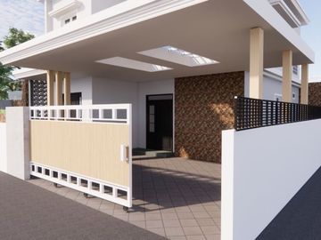 Rumah Baru Mewah Luxury Kolam Renang Jalan Utama Jogja Bay Maguwoharjo Sleman