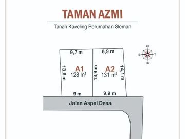 Tanah Strategis Jogja Siap Bangun Dekat Kampus UII