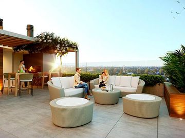 Apartamento 1 dormitorio con patio en Rambla O’Higgins 4741, Montevideo