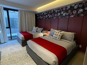 DEPARTAMENTO EN VENTA TOTALMENTE DECORADO Y AMUEBLADO EN COL DEL VALLE