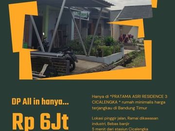 Rumah murah dekat ke stasiun Cicalengka