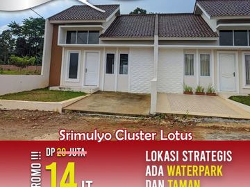 Rumah asri one gate sistem view gunung dan asri