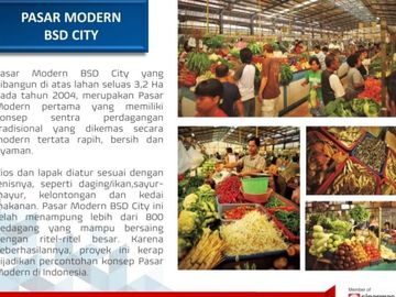 Beli Ruko pasar modern BSD city gratis mbl