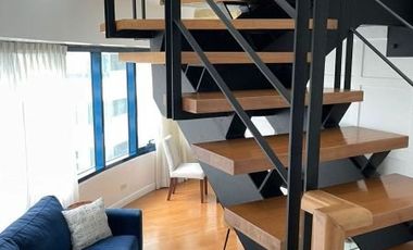 Condo for sale 1BR loft corner unit One Rockwell West Tower one bedroom condominium Rockwell Center Makati