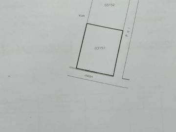 Dijual tanah di baturan Jalan Garuda