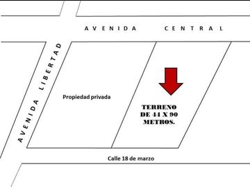 Terreno en Venta en Av. Central, Ciudad del Carmen, Camp.