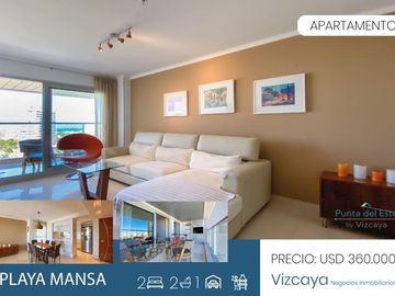 Miami Boulevar 2 dormitorios 2 baños garage Punta del Este  Venta
