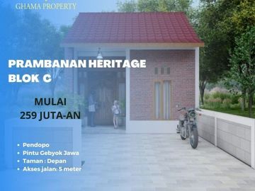 Dijual Rumah Bergaya Etnik Jawa Murah, Nyaman Hanya di Prambanan