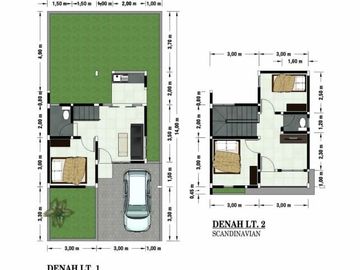 BARU Rumah Scandinavian 2LT dekat Kabuci Cipageran Cimahi Dibawah 1M