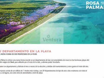 Departamento en venta por mes de lujo playa Sisal, Yucatán