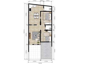 Rumah Siap Huni 6 Menit ke Terminal Cimulang 1 Lt Hadap Timur J-23368