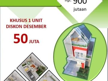 Pasti ACC! rumah mewah 3 lt KPR SYARIAH strategis bekasi