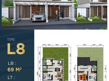 DIJUAL TOWN HOUSE JGC CLUSTER SHINANO DI CAKUNG JAKARTA TIMUR - STOK TERBATAS !