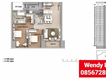 APARTEMEN ANANDAMAYA RESIDENCES DELUXE FURNISHED UNBLOCK VIEW