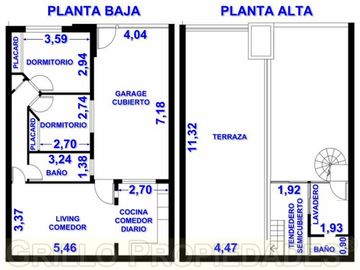 Guardia Nacional 1894. Casa tres ambientes en lote propio. 98m2. Cochera, lavadero y terraza.