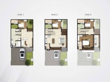 Rumah 3 Lantai Kazumi@Zora Type Favorite Di BSD City