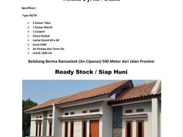 Rumah dengan Suasana Pegunungan diRancaekek Bandung | CCR14