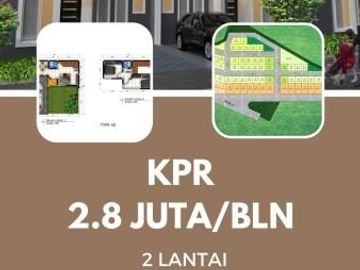 Best Seller 2 Lantai Tipe 45/77 Rumah Bisa KPR