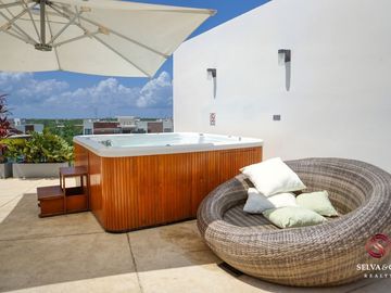 Departamento, 3 albercas, roof top con 5 jacuzzis