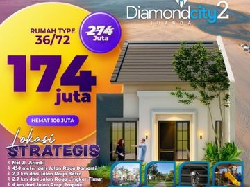 Rumah modern kawasan perumahan residensial hanya 200juta damarsi