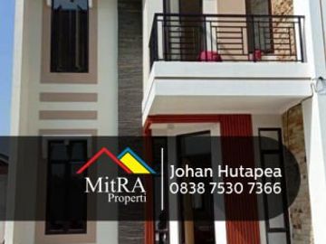 Rumah Murah Baru dekat Jalan Raya Bebas Banjir di Pamulang, Tangerang Selatan
