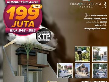 Perumahan Lingkar Timur Buduran - ONSALE! DIAMOND VILLAGE JUANDA 3, Segera Miliki Rumah Cash Murah Unit Terbatas!