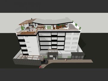 VENTA LINDA  SUITE CON PATIO PRIVADO EN EDIFICIO DE LUJO (SECTOR GRANDA CENTENO)