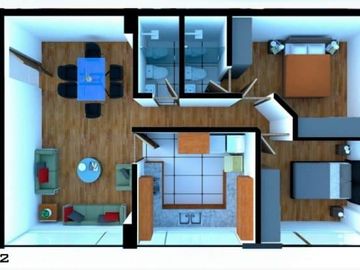 VENTA LINDA  SUITE CON PATIO PRIVADO EN EDIFICIO DE LUJO (SECTOR GRANDA CENTENO)