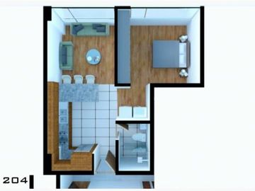 VENTA LINDA  SUITE CON PATIO PRIVADO EN EDIFICIO DE LUJO (SECTOR GRANDA CENTENO)