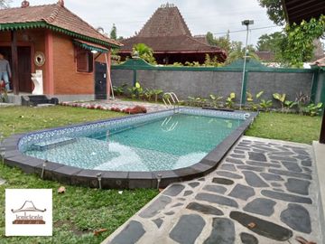 ijual Cepat Rumah Joglo siap Huni di Turi, Sleman, Yogyakarta Ada Kolam Renang, Nuansa Nyaman dan Bikin hati tentram