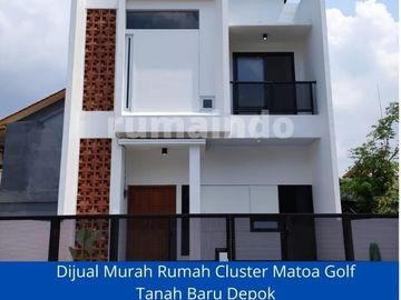 Rumah Murah di Cluster Matoa Golf Tanah Baru Depok