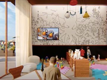 Apartamento a 6 minutos de la playa, alberca de adultos y familiar, residencial