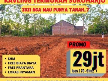 Tanah Kavling Murah Di Sukoharjo Dekat Pasar Mulur