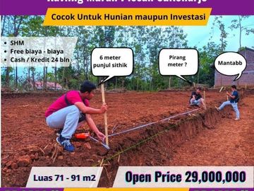 Tanah Kavling Murah Di Sukoharjo Dekat Pasar Mulur