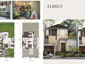 Dijual Rumah Cluster Konsep Klasik dan Modern di Sentul Bogor Jawa Barat