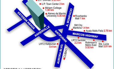 CITYLAND: 101 Xavierville in Katipunan QC (pre-selling 1-bedroom deluxe)