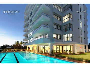 APARTAMENTO EN SANTA MARIA 314M2 VISTA AL MAR GREEN GARDEN