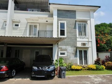 Rumah Lux 3Lt, Furnished, Cluster di Bukit Cinere, Gandul