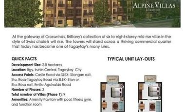 Condo in Tagaytay for sale